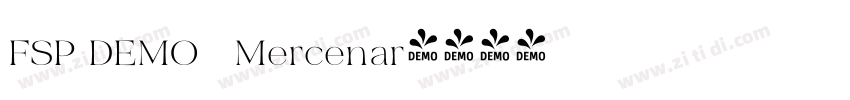 FSP DEMO   Mercenar字体转换